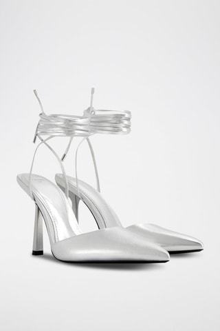 Sapatos de salto - Prateado