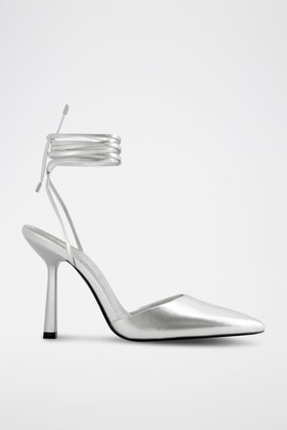 Sapatos de salto - Prateado