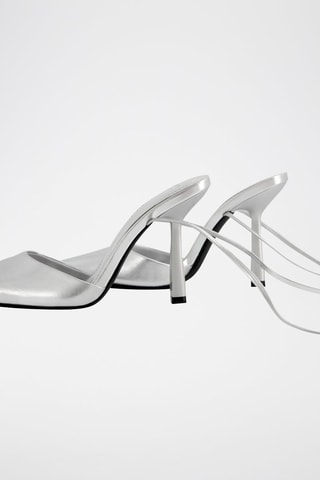 Sapatos de salto - Prateado