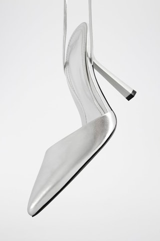 Sapatos de salto - Prateado