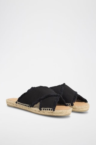 Mules Palmera - Preto