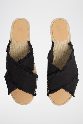 Mules Palmera - Preto