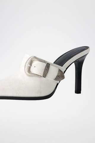 Mules de salto - Branco