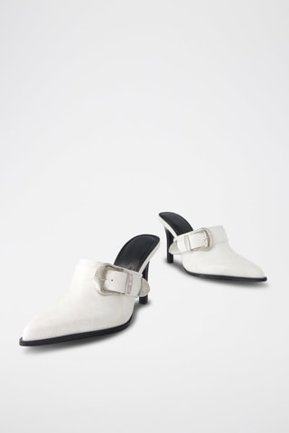 Mules de salto - Branco