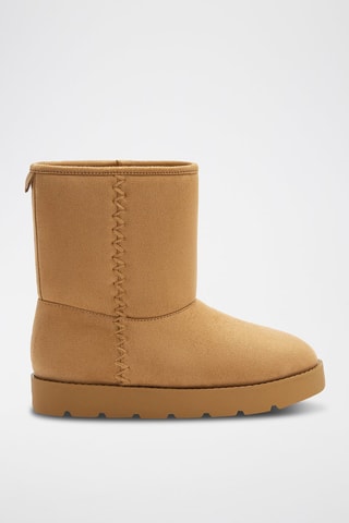 Botins forrados - Bege