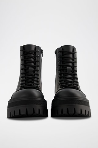Botins com plataforma - Preto