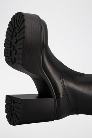 Botins com plataforma - Preto