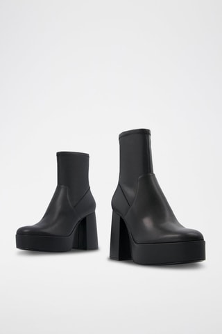 Botins com plataforma - Preto