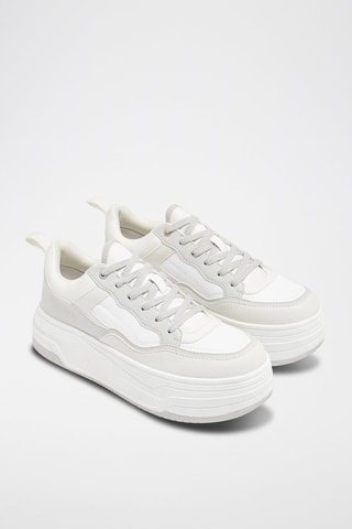Sapatilhas com plataforma Branco