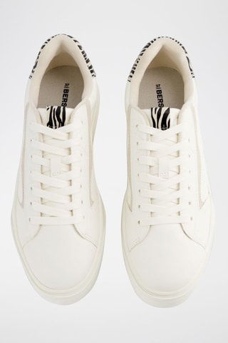 Sneakers com plataforma - Branco