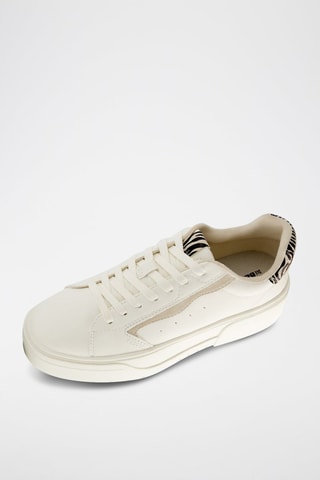 Sneakers com plataforma - Branco