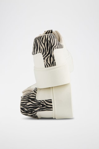 Sneakers com plataforma - Branco