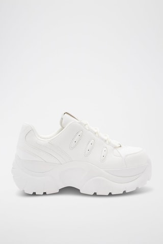 Sapatilhas com plataforma - Branco