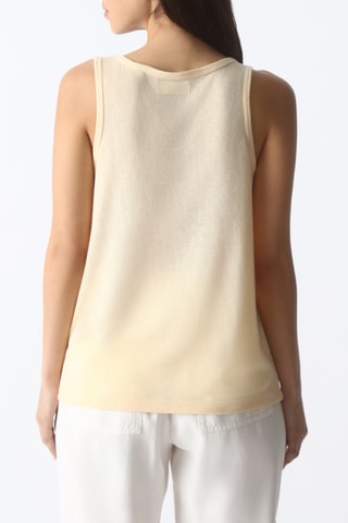 Camisola de alças Linum Marfim