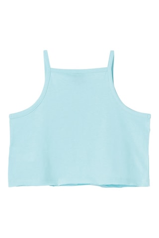 Camisola de alças Azul-celeste