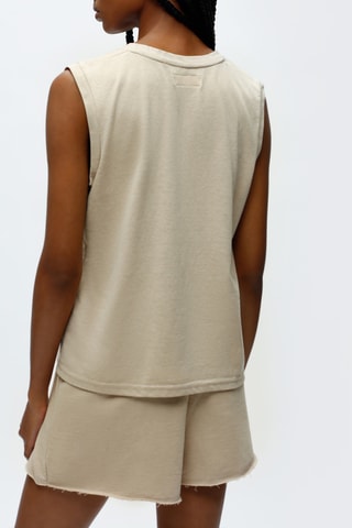 Camisola de alças Bege
