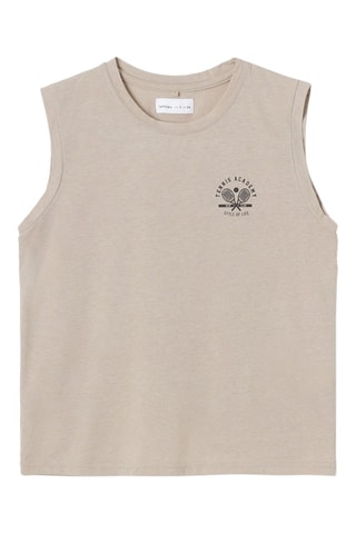 Camisola de alças Bege