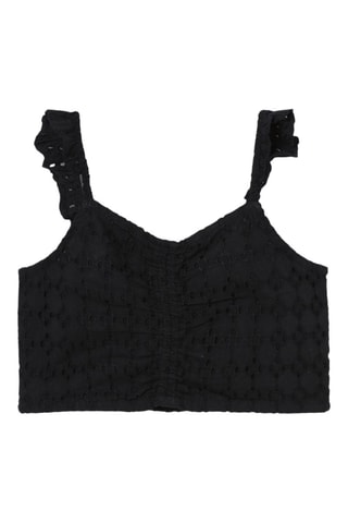 Camisola de alças - Preto