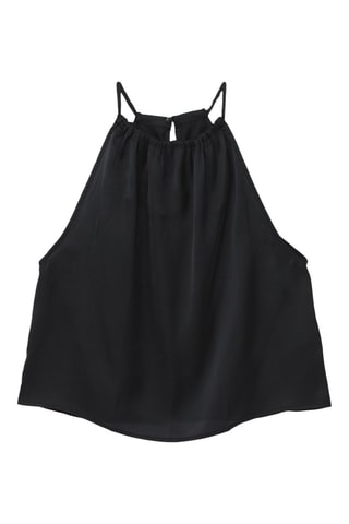 Camisola de alças - Preto