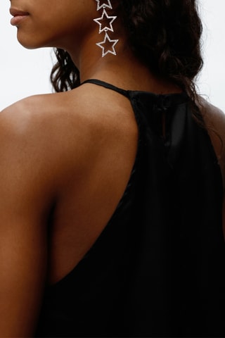 Camisola de alças - Preto
