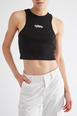 Camisola de alças Mickey Disney - Preto