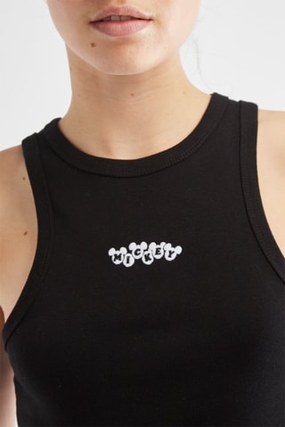 Camisola de alças Mickey Disney - Preto