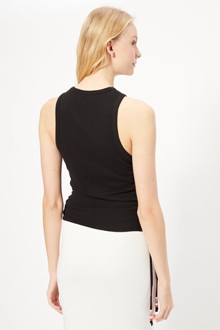 Camisola de alças Preto