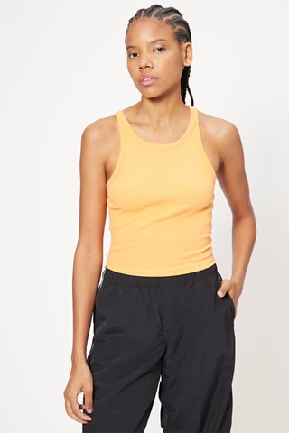 Camisola de alças - Amarelo