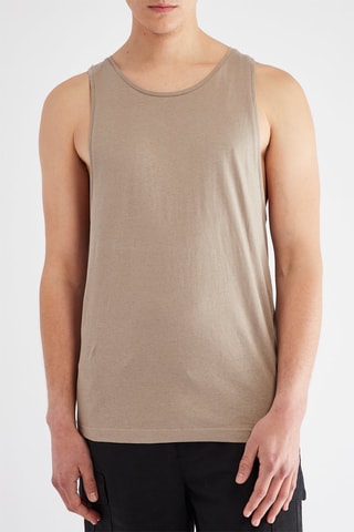 Camisola de alças - Bege