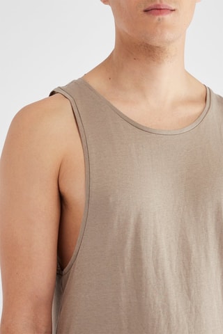 Camisola de alças - Bege