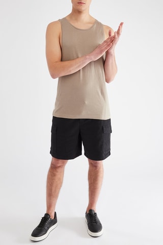 Camisola de alças - Bege