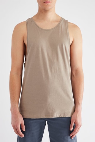 Camisola de alças - Bege