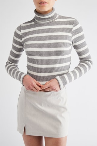Camisola - Cinzento e branco