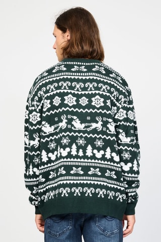 Camisola de Natal Mickey Mouse Disney - Verde