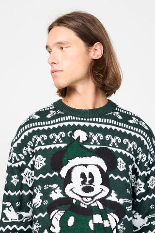 Camisola de Natal Mickey Mouse Disney - Verde