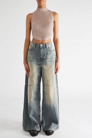 Pull sans manches - Beige