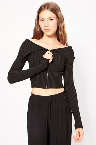 Gilet court - Noir