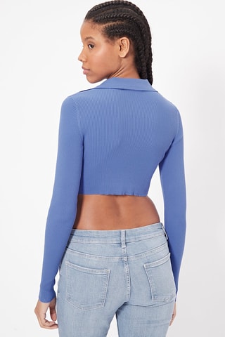 Top Azul-cobalto