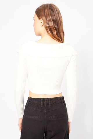 Gilet court - Ecru