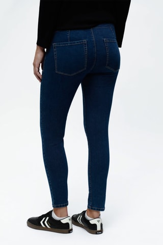 Jeggings de grávida - Azul-marinho