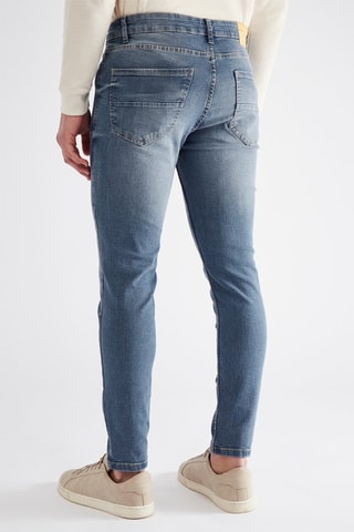 Calças skinny - Azul