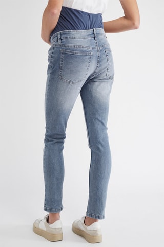 Calças de ganga de grávida skinny - Azul
