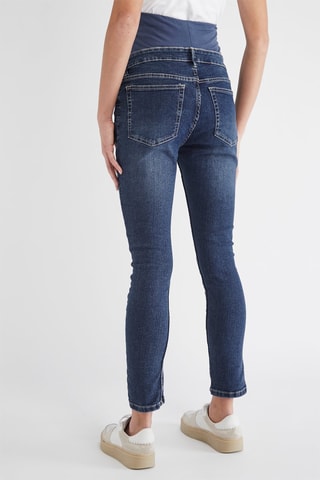 Calças de ganga de grávida skinny - Azul