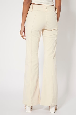 Calças bootcut Cru