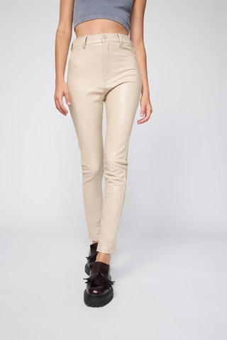 Calças skinny - Bege