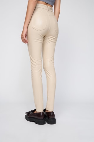 Calças skinny - Bege