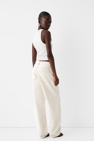 Calças wide legs - Branco