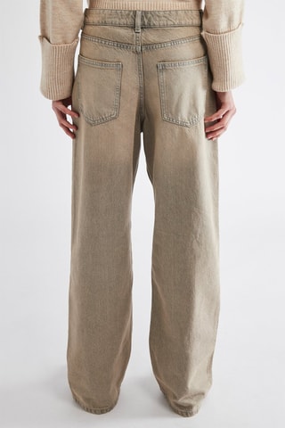 Calças wide legs - Bege