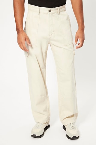 Pantalon cargo - Ecru