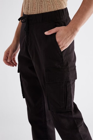 Calças cargo - Preto